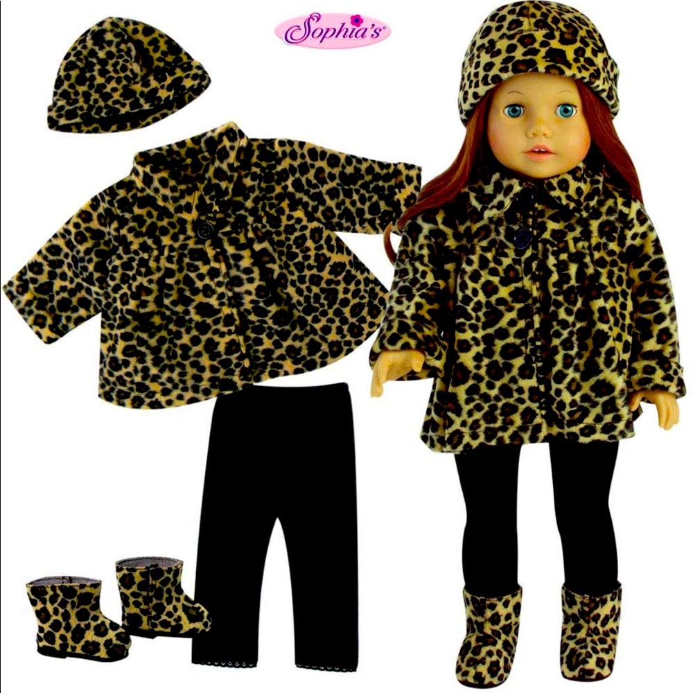 Sophia’s Leopard winter outfit